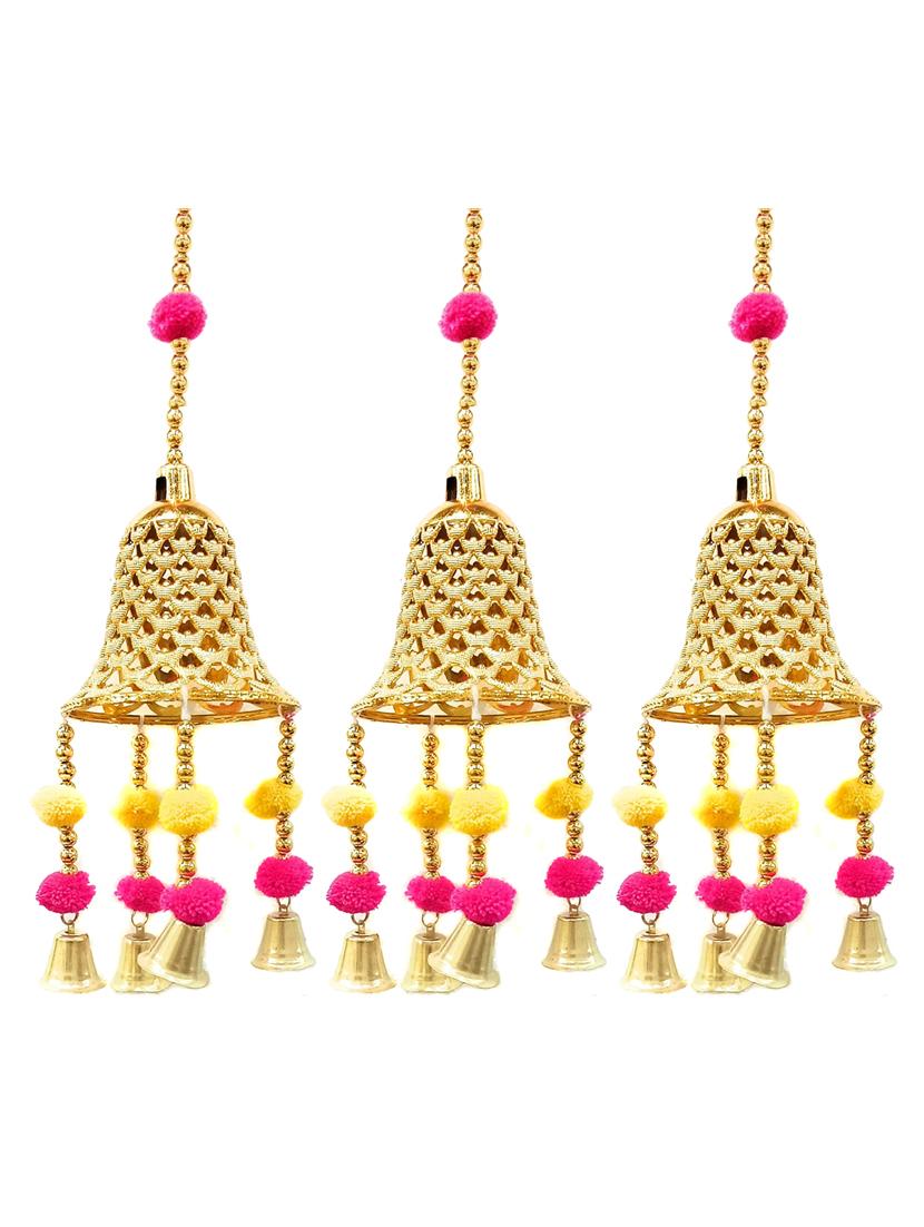 golden bell toran hanging for diwali decoration - 18580345 - Zoom Image - 0