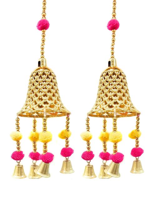 golden bell toran hanging for diwali decoration - 18581029 - Standard Image - 0