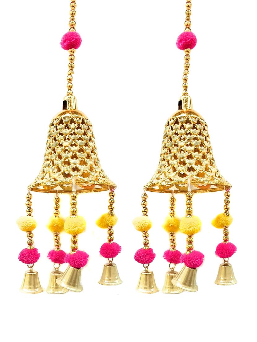 golden bell toran hanging for diwali decoration - 18581029 - Zoom Image - 0