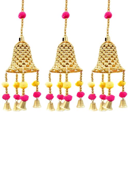 golden bell toran hanging for diwali decoration - 18581113 - Standard Image - 0