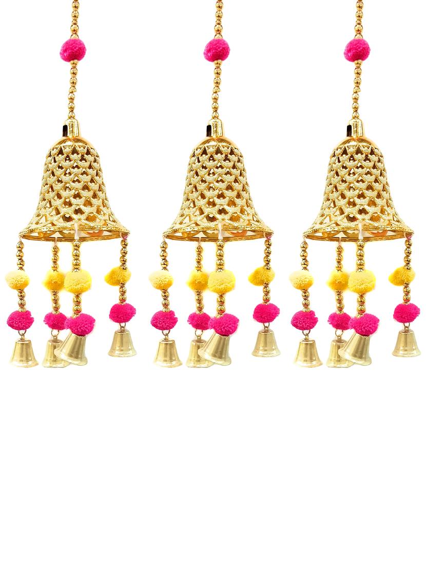 golden bell toran hanging for diwali decoration - 18581113 - Zoom Image - 0