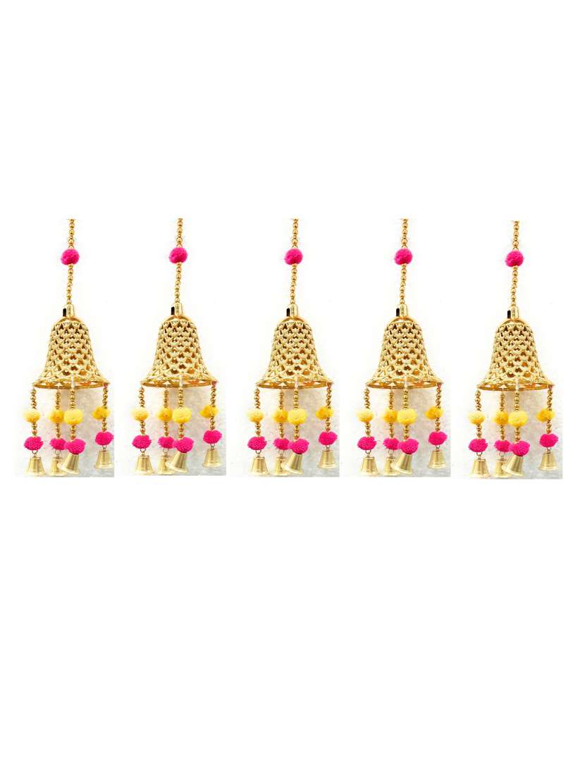 golden bell toran hanging for diwali decoration