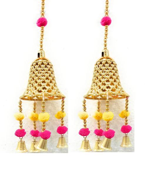 golden bell toran hanging for diwali decoration - 18581909 - Standard Image - 0