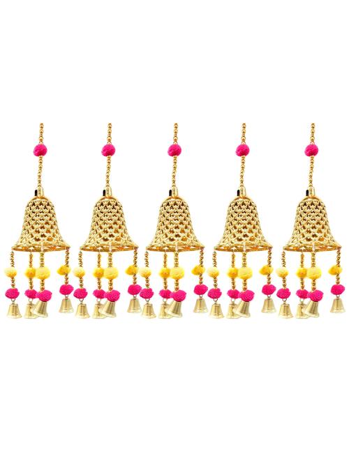golden bell toran hanging for diwali decoration - 18582053 - Standard Image - 0