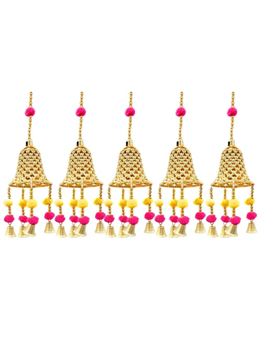 golden bell toran hanging for diwali decoration - 18582053 - Zoom Image - 0