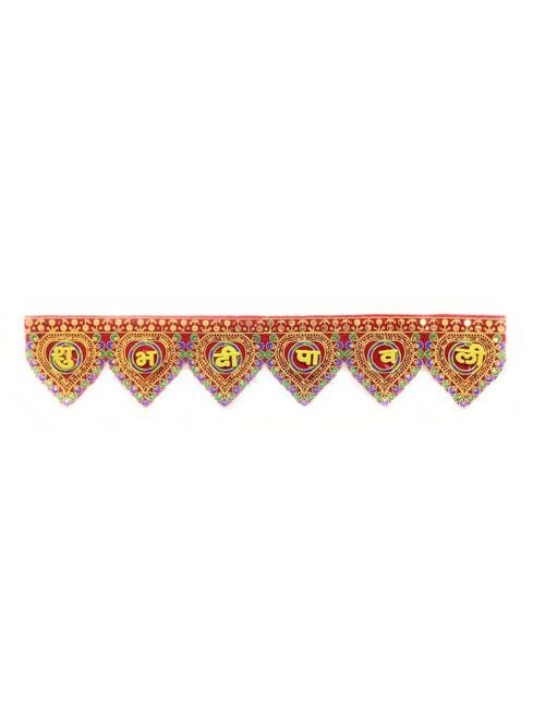 shubh deepawali toran hanging for diwali decoration - 18582266 - Standard Image - 0