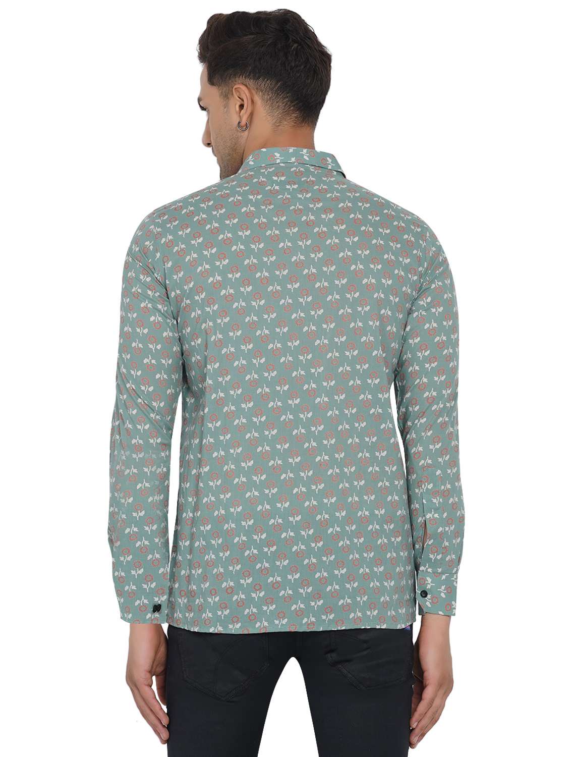 mens florals casual shirt - 18582726 -  Standard Image - 3