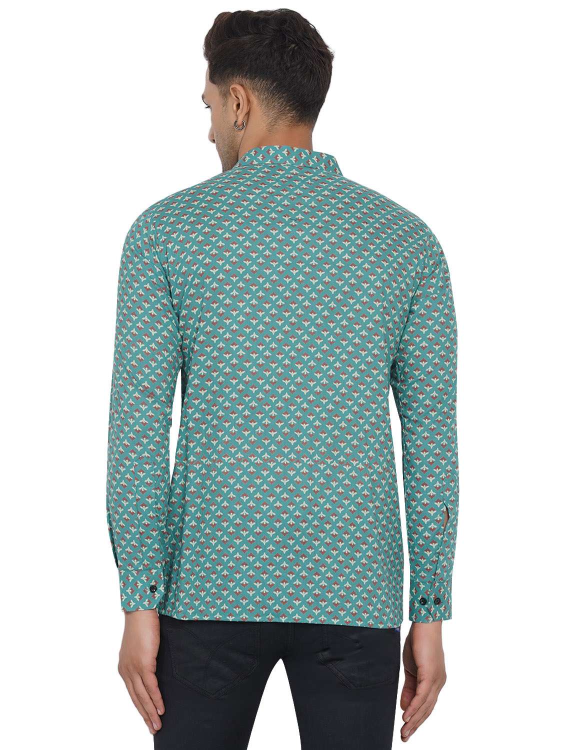 mens florals casual shirt - 18582728 -  Standard Image - 3