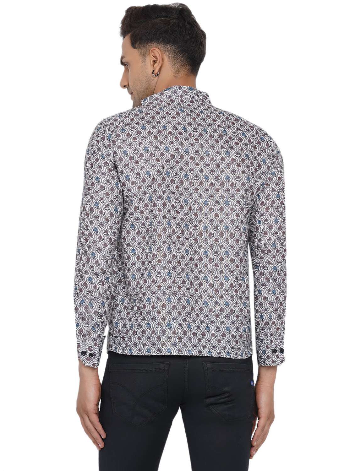 printed short kurta - 18582752 - Standard Image - 3