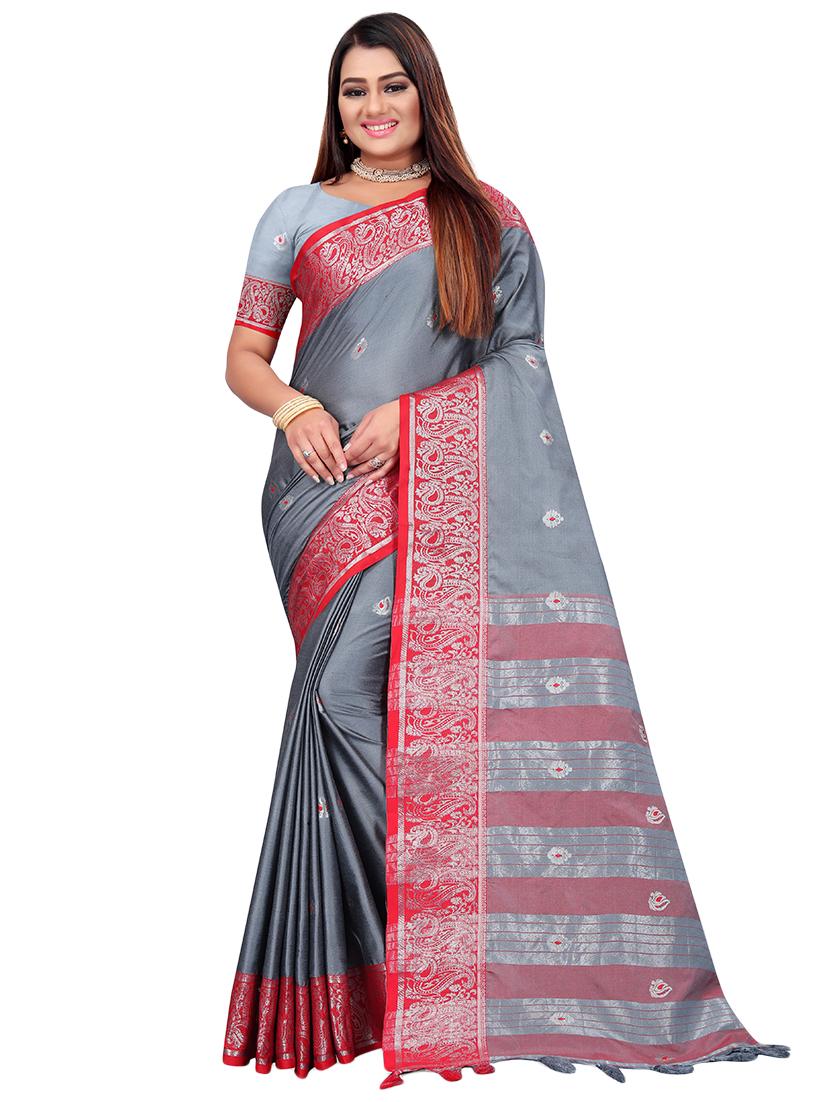 women's banarasi saree with blouse - 18583453 -  Zoom Image - 0