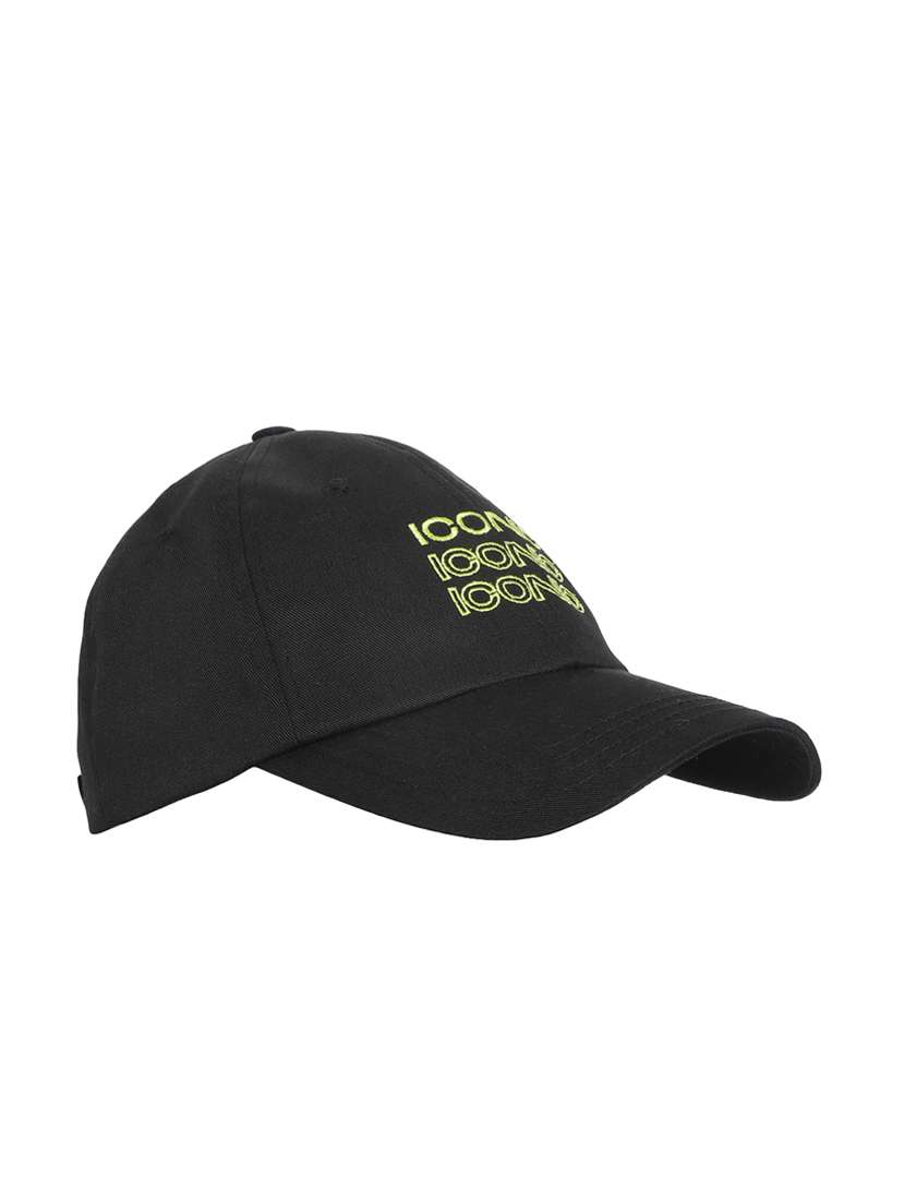 black cotton cap