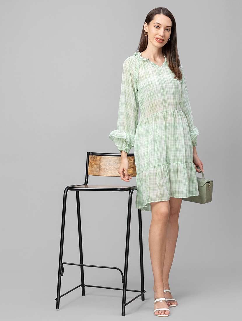 women's tiered dress polka dots dress - 18586095 -  Standard Image - 3