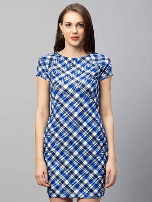 women's bodycon checkered dress - 18586096 - Standard Image - 0