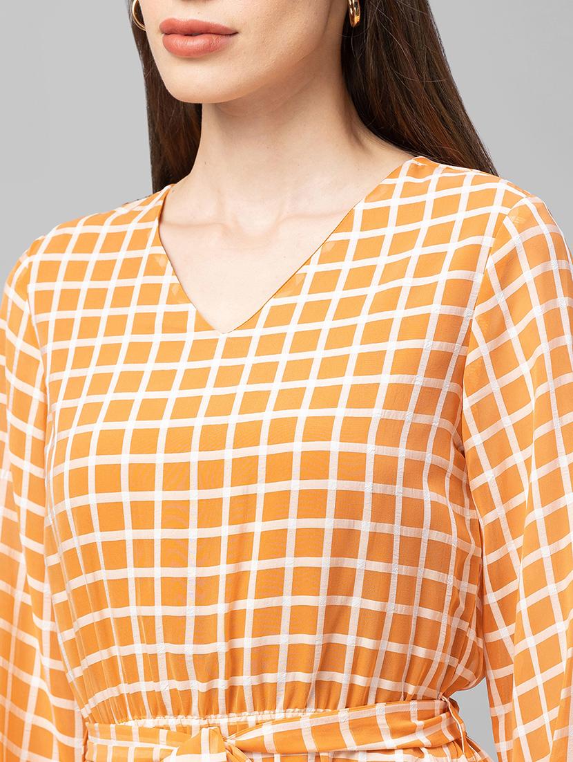 women's tiered dress color block dress - 18586103 - Standard Image - 5