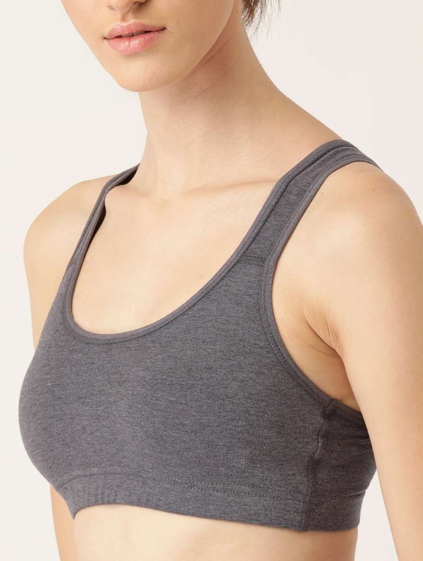 pack of 2 non padded sports bra - 18587127 - Standard Image - 5