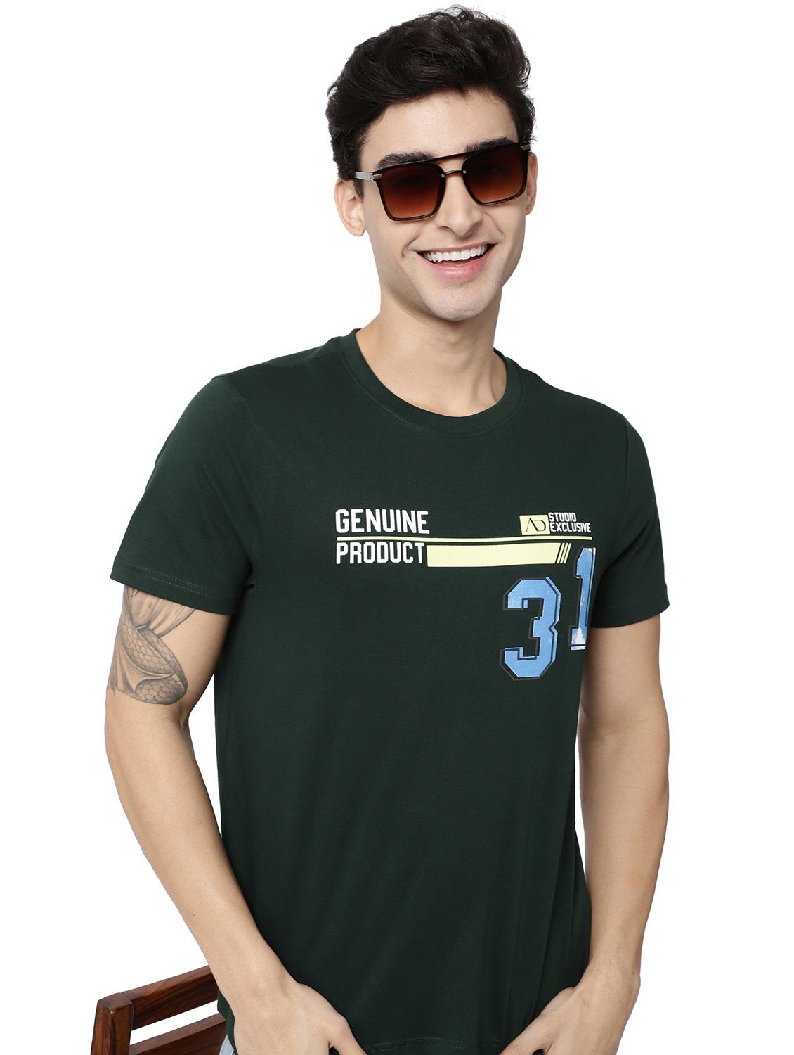 crew neck chest-print t-shirt - 18588630 - Zoom Image - 0