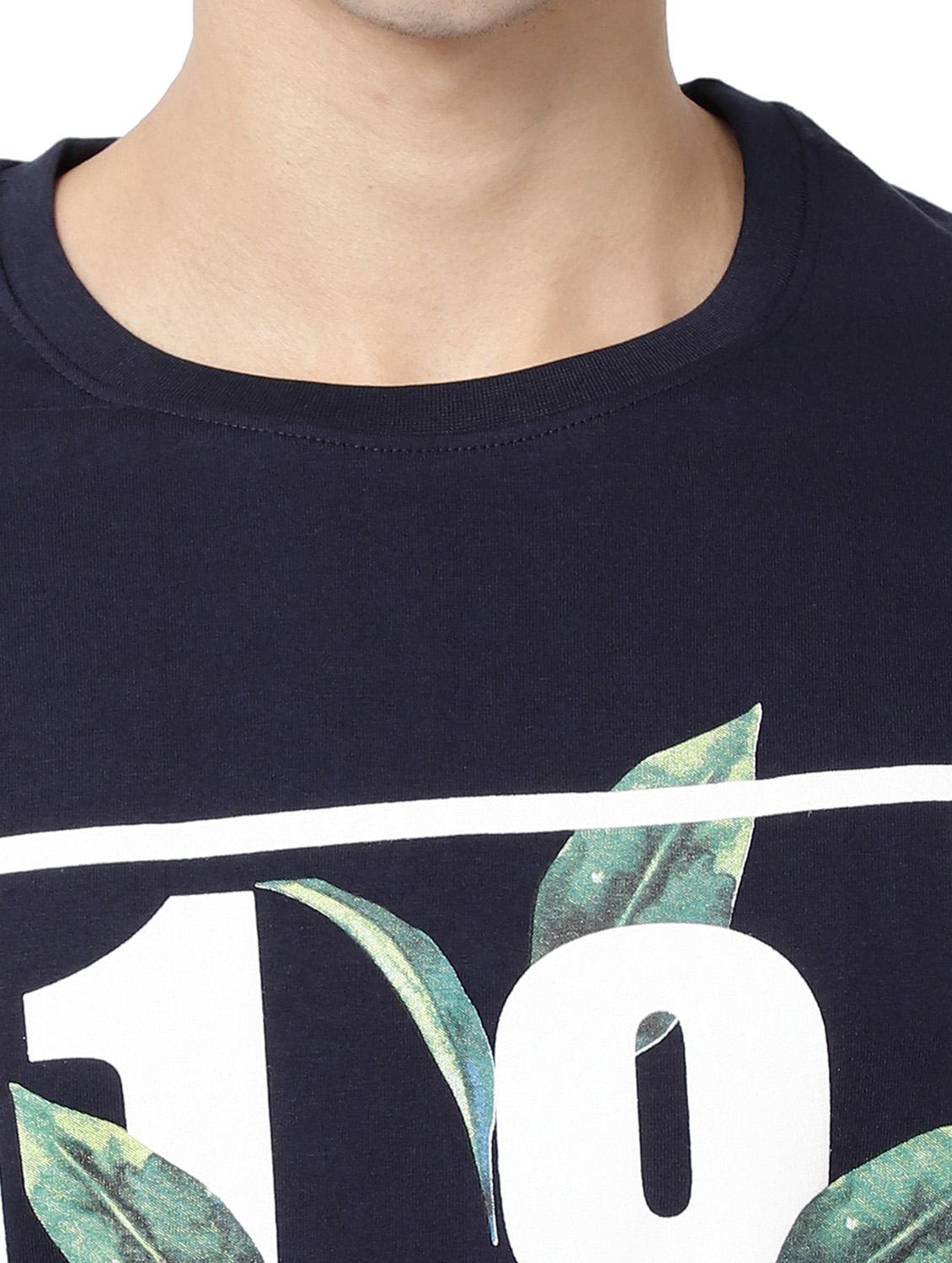 crew neck chest-print t-shirt - 18588634 - Standard Image - 3