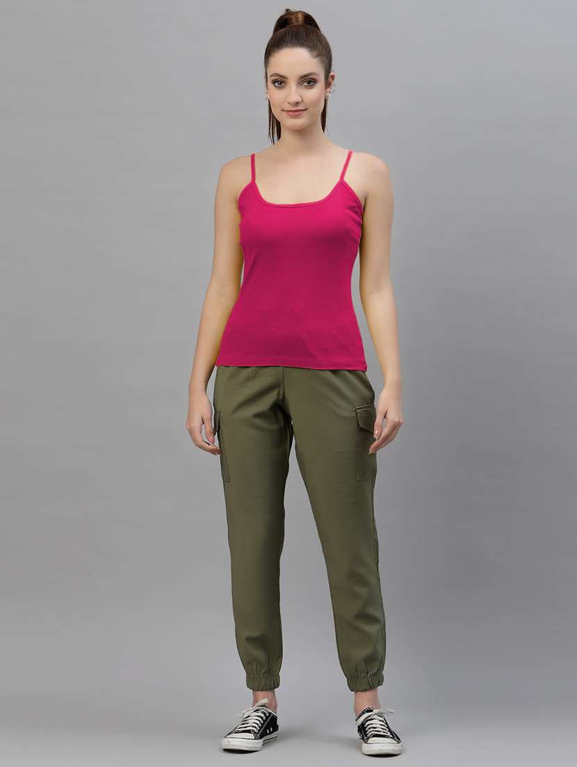 shoulder strap solid camisole - 18588881 -  Standard Image - 3