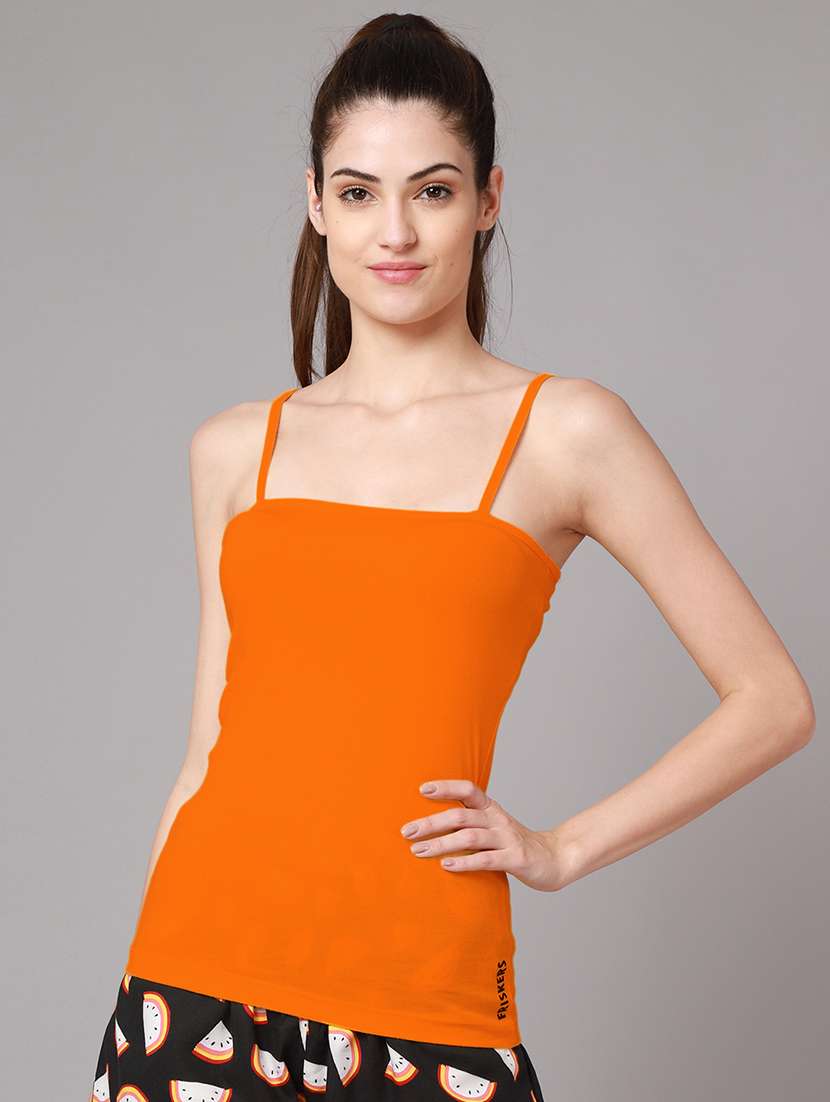 shoulder strap solid camisole
