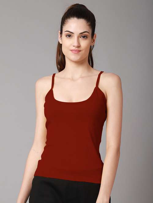 shoulder strap solid camisole - 18588917 -  Standard Image - 0