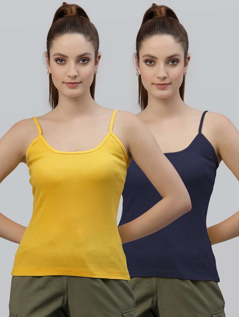 pack of 2 multi-colored camisole - 18588946 -  Zoom Image - 0
