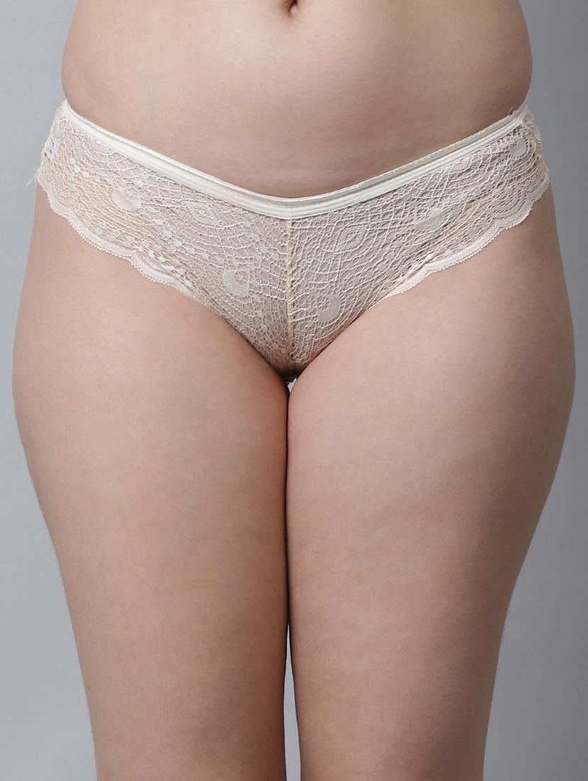 beige lace bikini panty - 18589016 - Zoom Image - 0