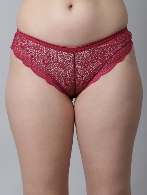 red lace bikini panty - 18589019 - Standard Image - 0