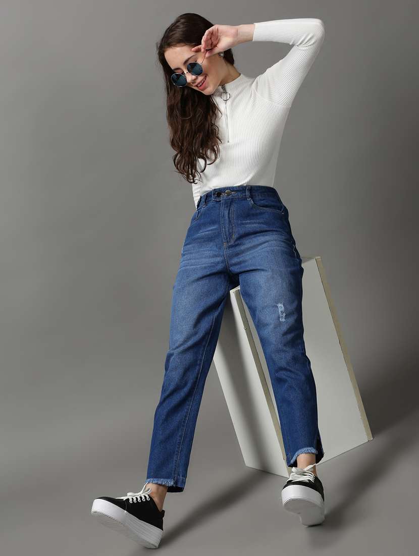 mid rise denim jean - 18589068 -  Standard Image - 3