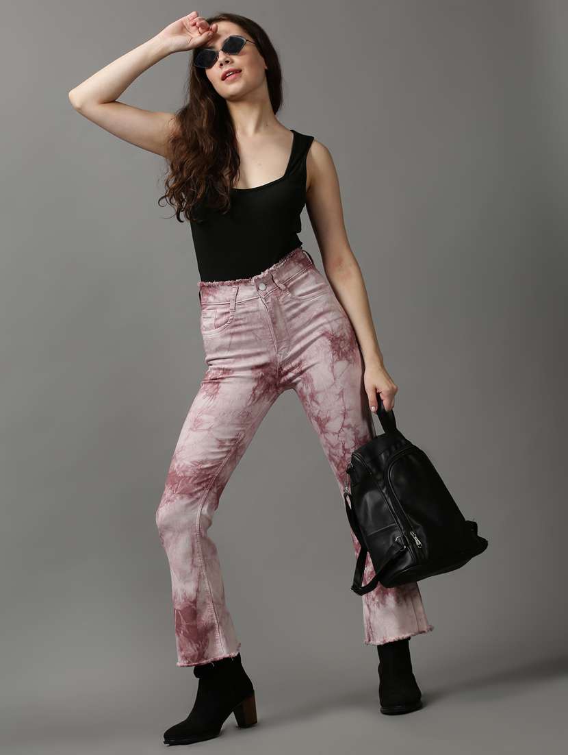 women's tie & dye bootcut jeans - 18589107 -  Standard Image - 3