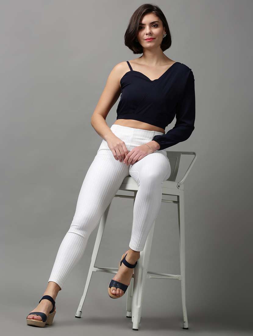 women's crop sweetheart neck top - 18589186 -  Standard Image - 3