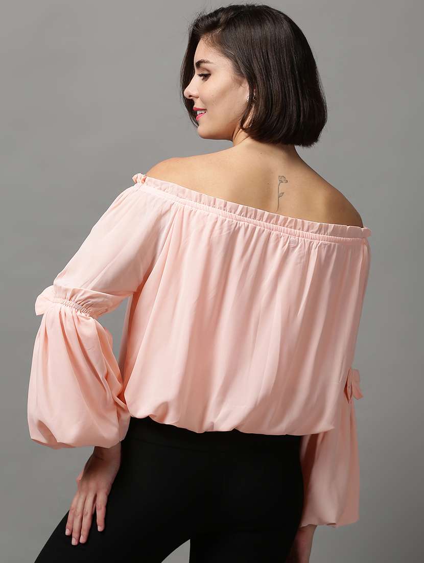 women's straight off shoulder top - 18589221 -  Standard Image - 3