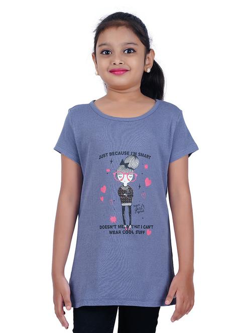 girls round neck graphic tee - 18589295 - Standard Image - 0