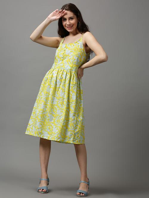floral fit & flare dress - 18589546 -  Standard Image - 0