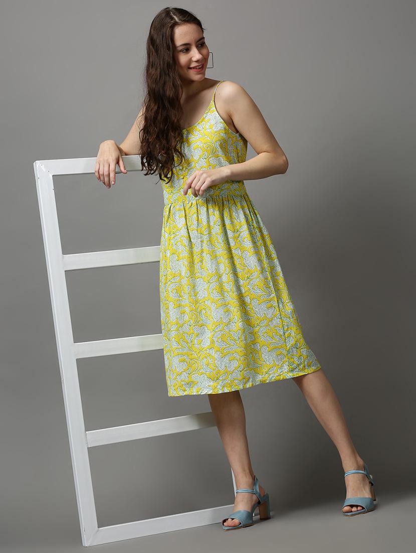 floral fit & flare dress - 18589546 - Standard Image - 3