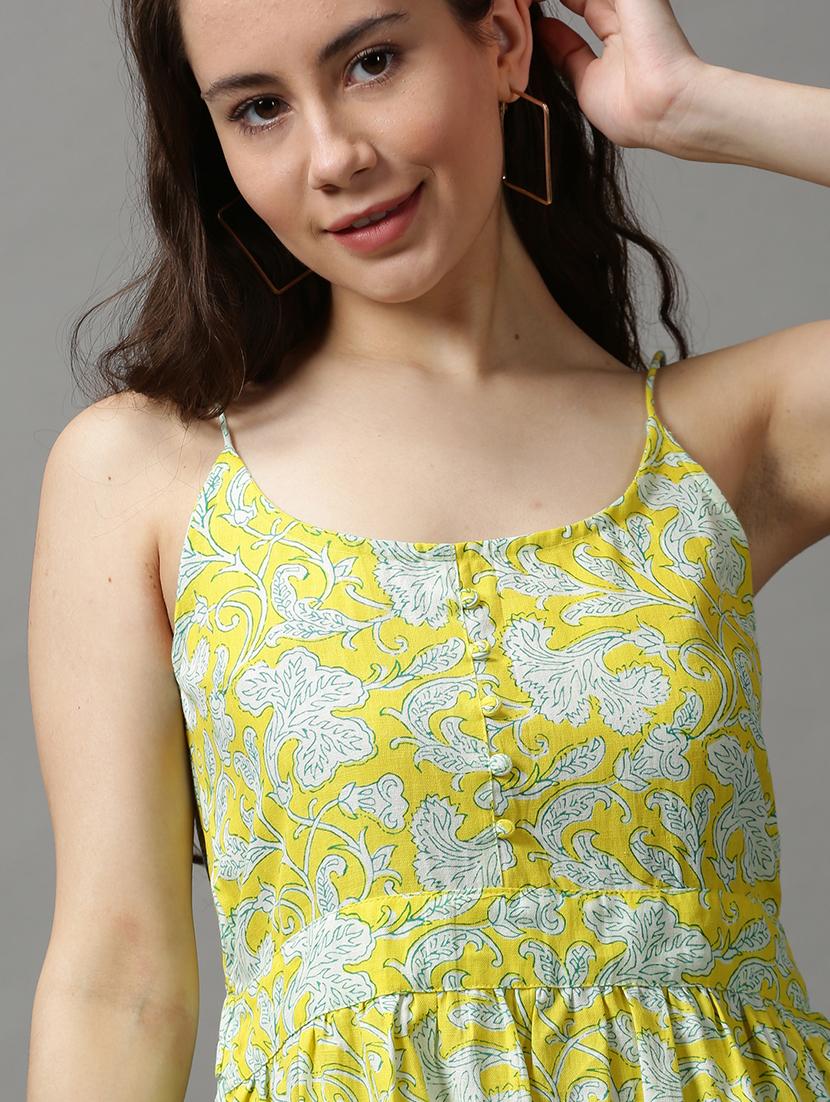 floral fit & flare dress - 18589546 - Standard Image - 5