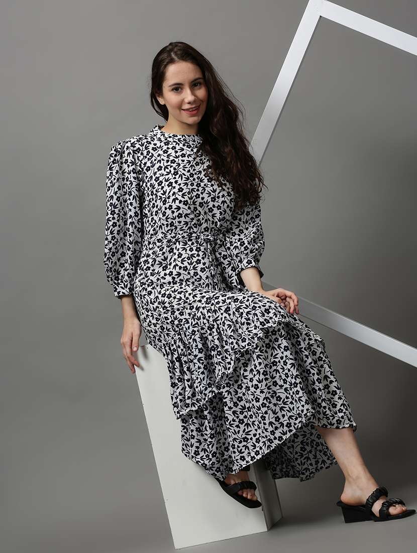 women's layered floral dress - 18589551 -  Standard Image - 3