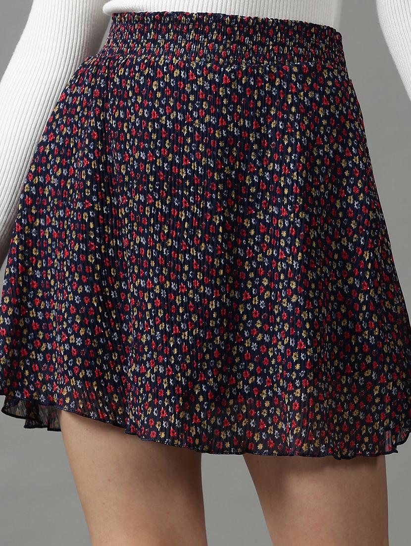 floral flared skirt - 18590817 - Standard Image - 5