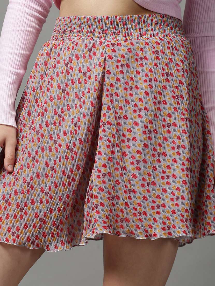 floral flared skirt - 18590818 -  Standard Image - 5