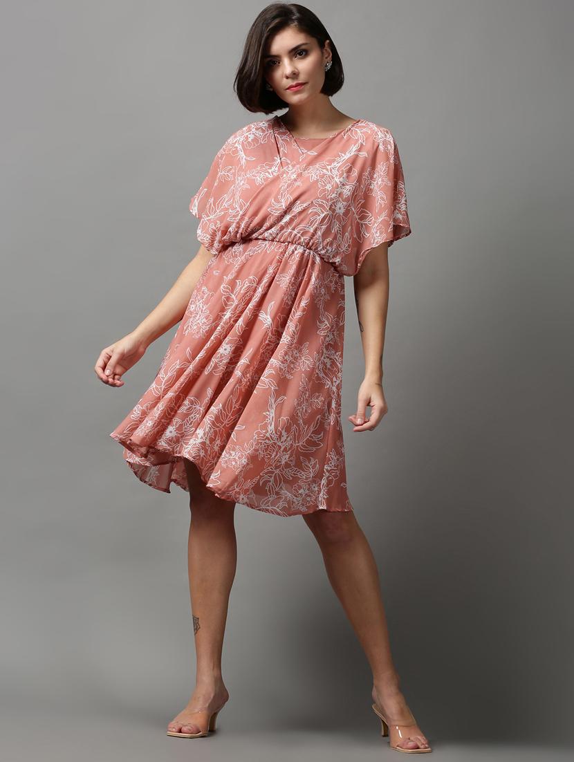women's fit & flare floral dress