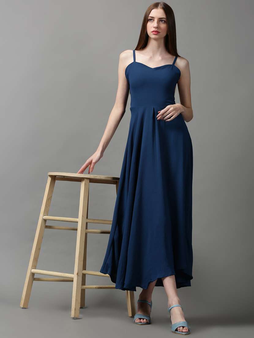 women's fit & flare maxi dress - 18590902 - Standard Image - 3