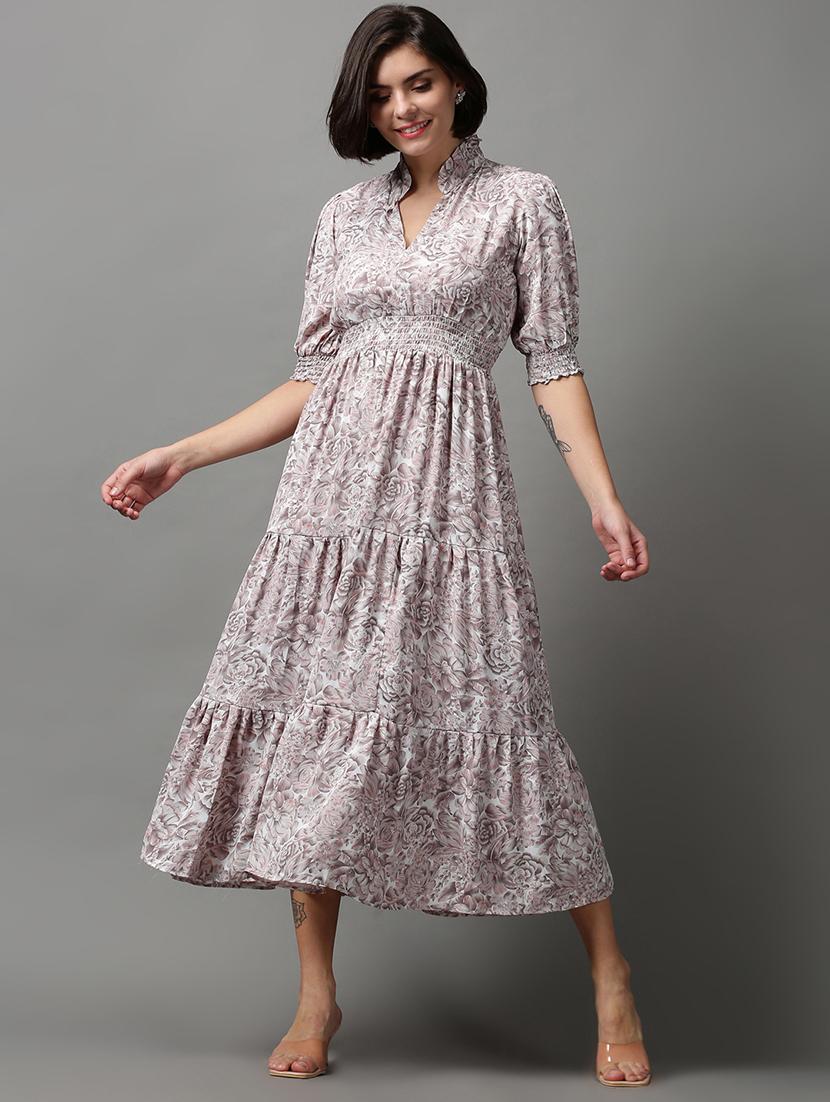 women's tiered dress floral dress - 18590937 - Zoom Image - 0