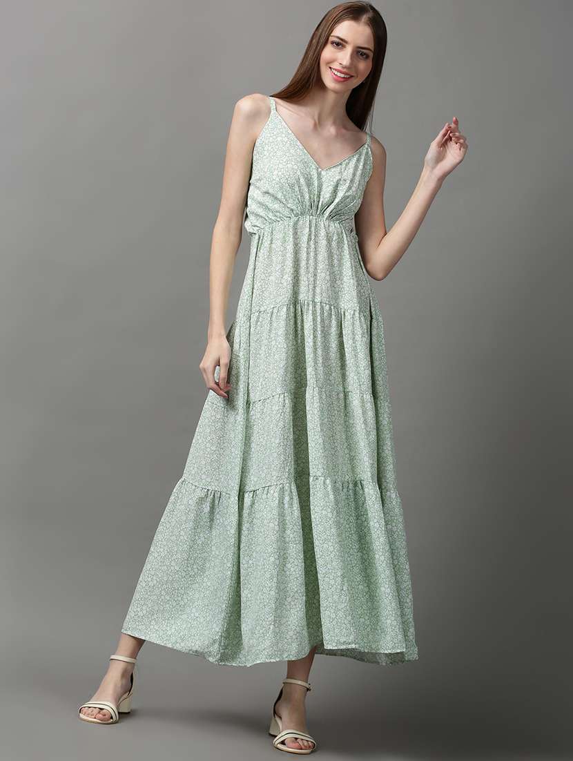 women's tiered dress printed dress - 18590947 -  Zoom Image - 0