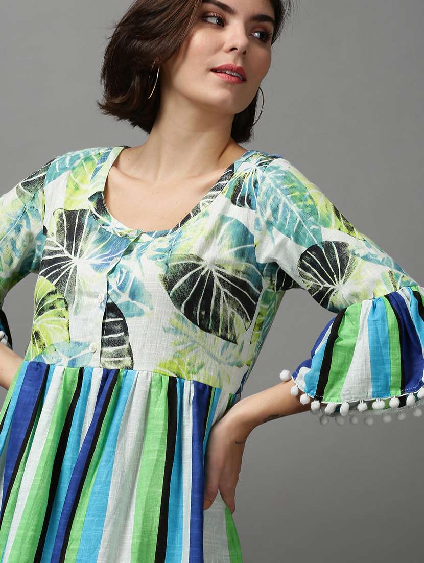 women's fit & flare paisley dress - 18590959 -  Standard Image - 3