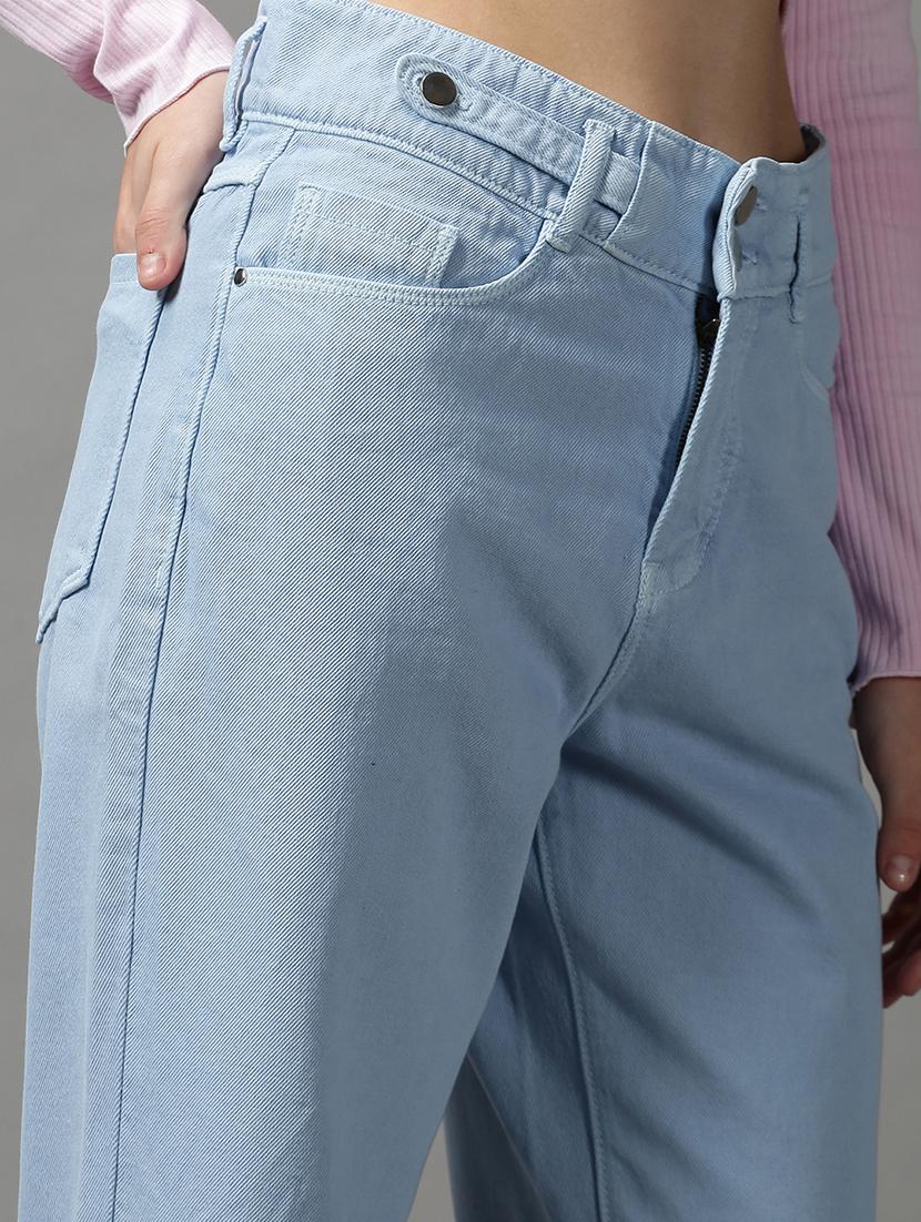 women's plain boyfriend fit jeans - 18590984 - Standard Image - 5