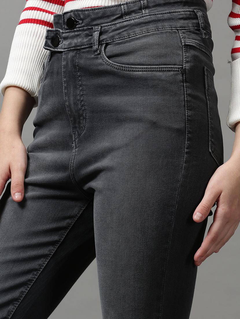 women's plain slim fit jeans - 18590994 - Standard Image - 5