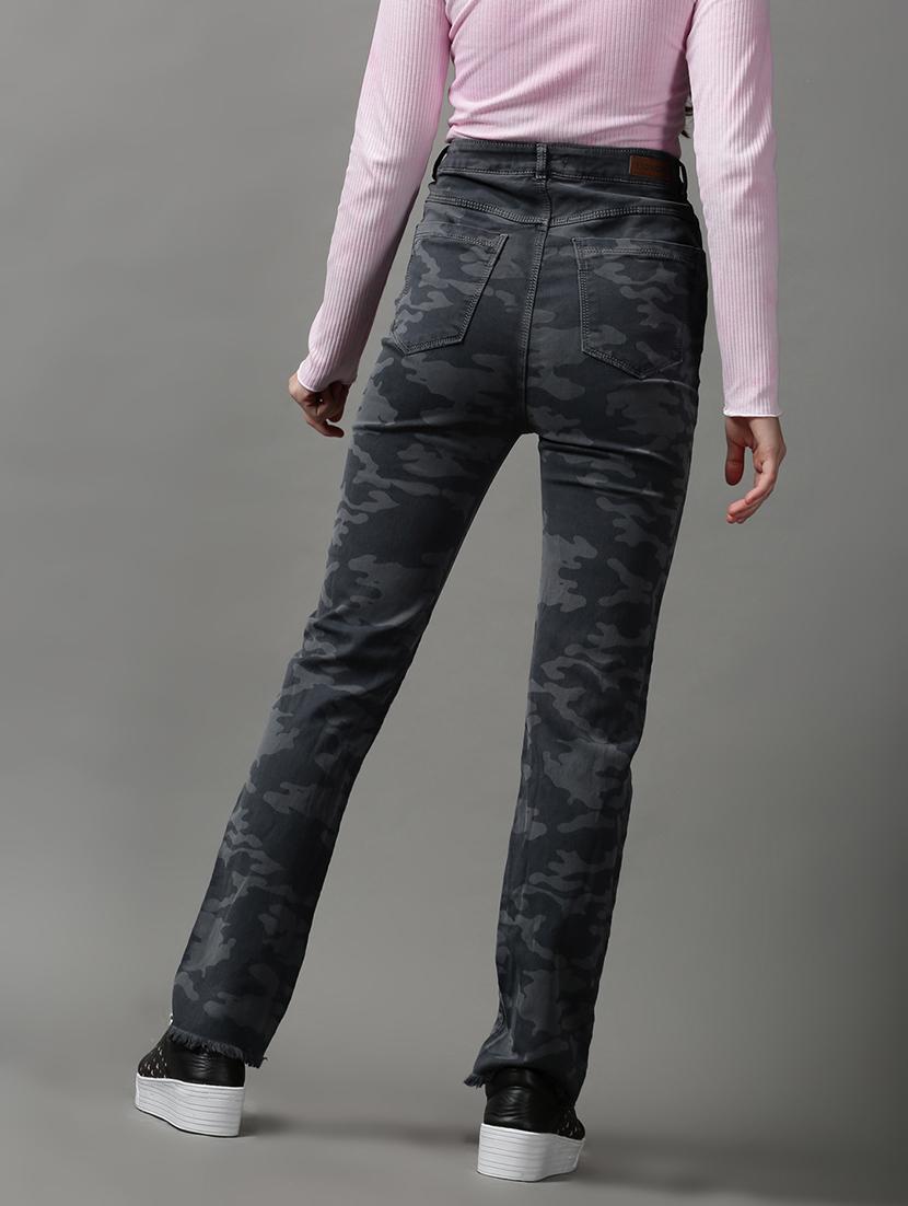 women's printed slim fit jeans - 18591005 - Standard Image - 3