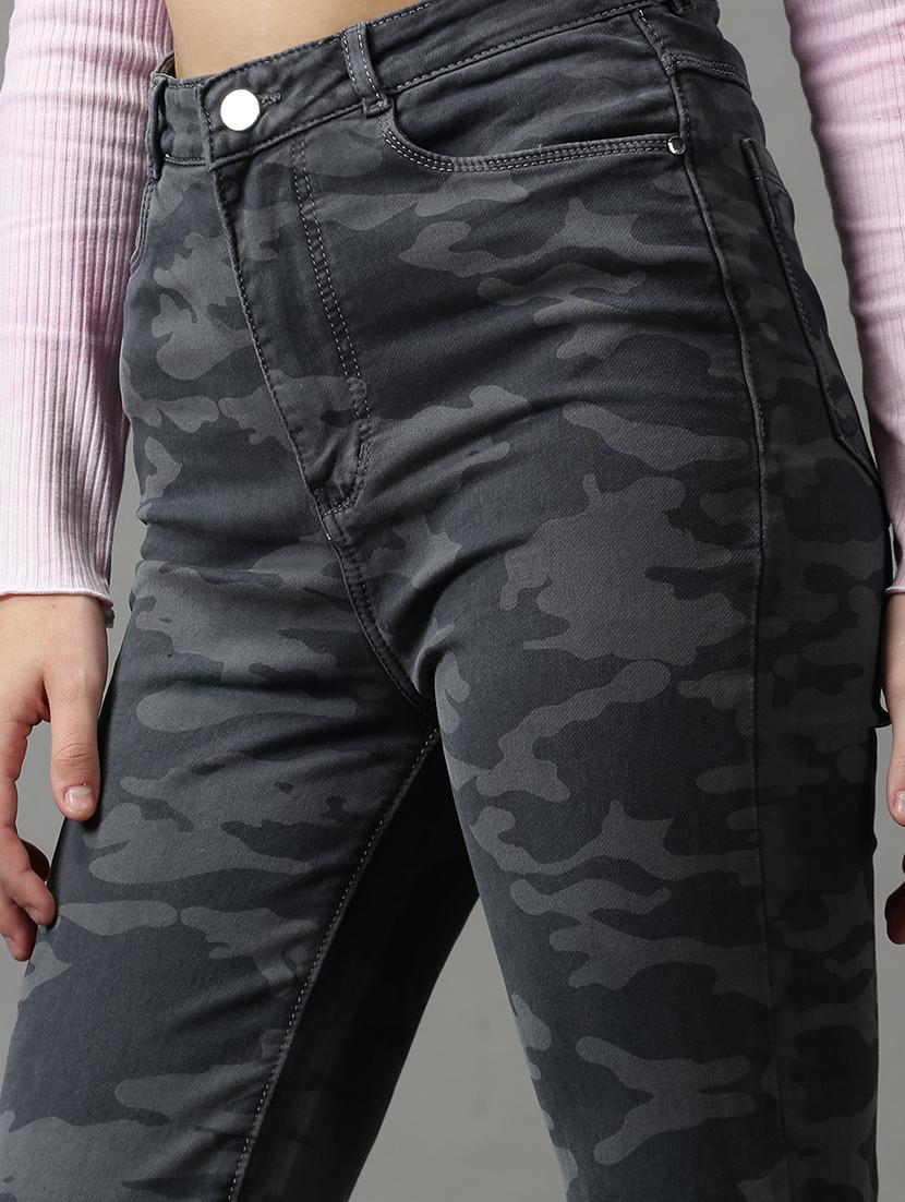 women's printed slim fit jeans - 18591005 - Standard Image - 5