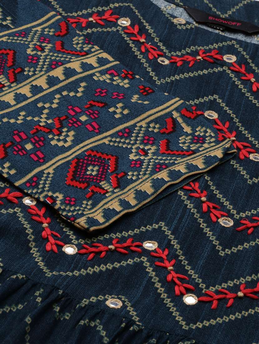 women's flared kurta - 18591141 -  Standard Image - 5