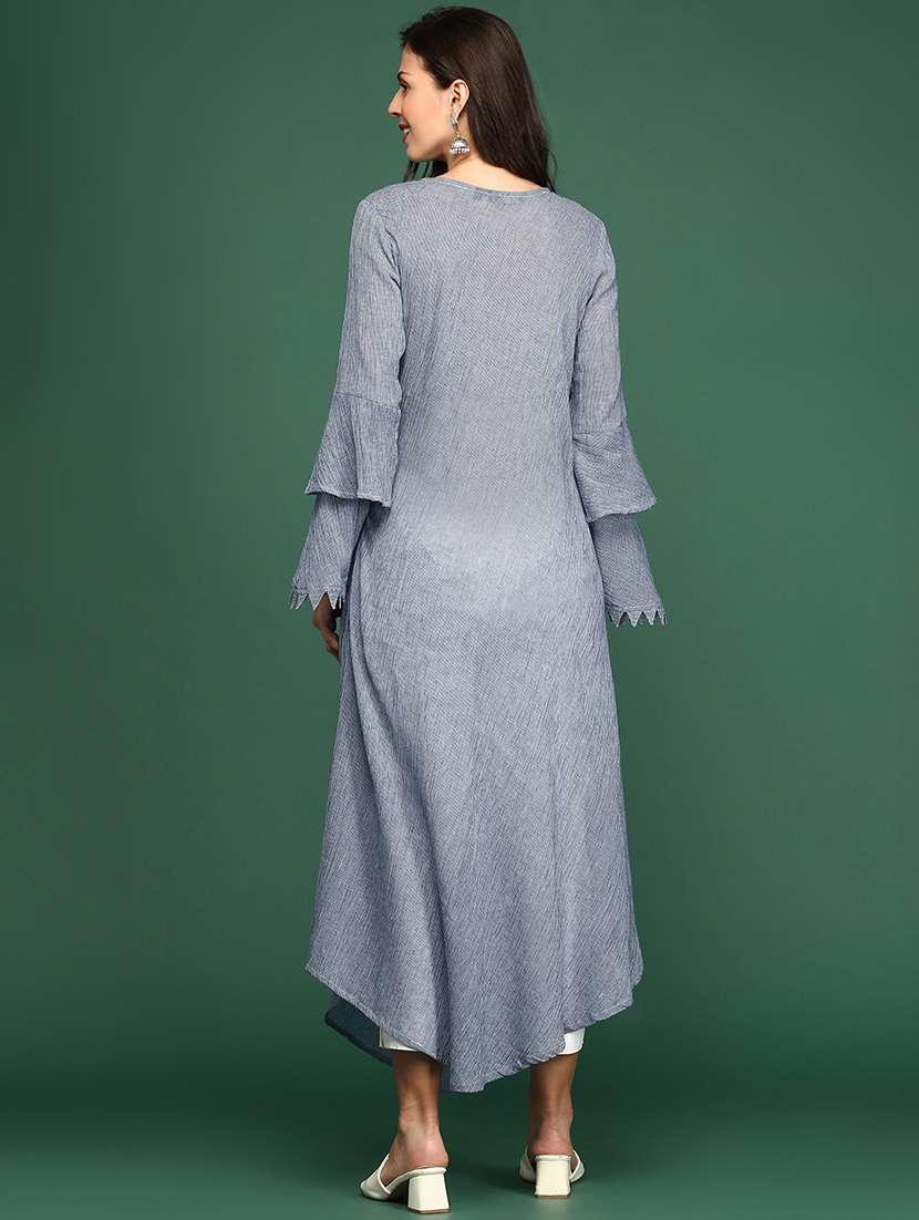 women's asymmetric kurta - 18591178 - Standard Image - 3