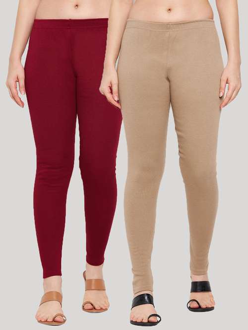 pack of 2 solid woolen legging - 18591586 -  Standard Image - 0